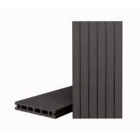 Террасная доска КЛАССИК пустотелая с пазом Черное дерево