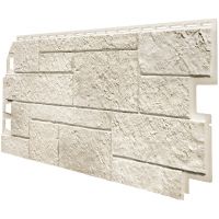 Фасадные панели (Цокольный Сайдинг) VOX Vilo SANDSTONE Слоновая-кость