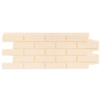 Фасадная панель Стандарт клинкерный кирпич Бежевый Фасадная панель Стандарт клинкерный кирпич Бежевый