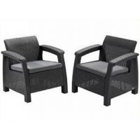 Комплект кресел Corfu Duo Коричневый,серый Комплект кресел Corfu Duo Коричневый,серый