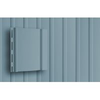 Виниловый вертикальный сайдинг Color Plus - Голубой