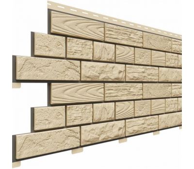 Цокольный сайдинг коллекция Кирпич Москва — Кремневый от производителя  Доломит по цене 465 р