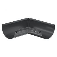 Угол желоба, внутренний 90° RAL 7024 Тёмно-серый 150/100